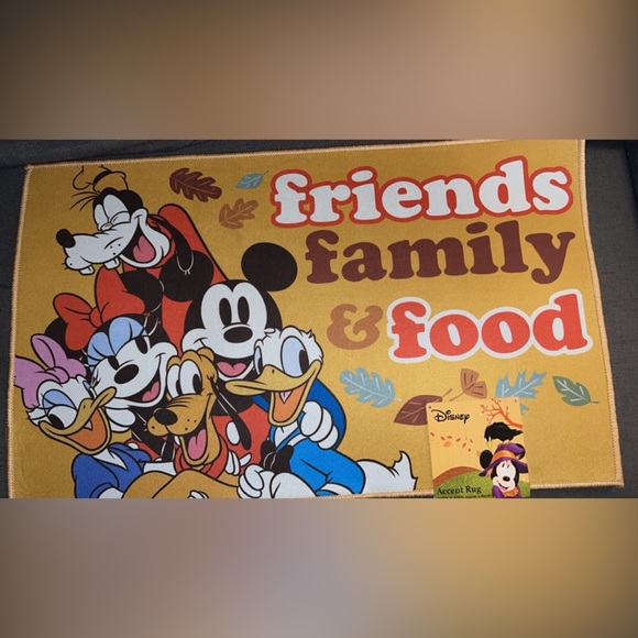 Fall Mickey & Minnie Accent Rug (PLEASE READ DESCRIPTION) - Picture 6 of 6